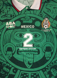 1998 Mexico Calendario Azteca Aba Sport Claudio Suarez Authentic (XL)