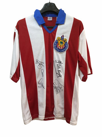 1960 Chivas Guadalajara Signed by Legendary Stars Tigre Sepulveda (M)