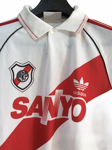 1993 River Plate Sanyo Authentic Adidas Long Sleeve (S)