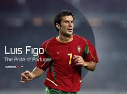 2006 Portugal Nike Figo Signed (M)