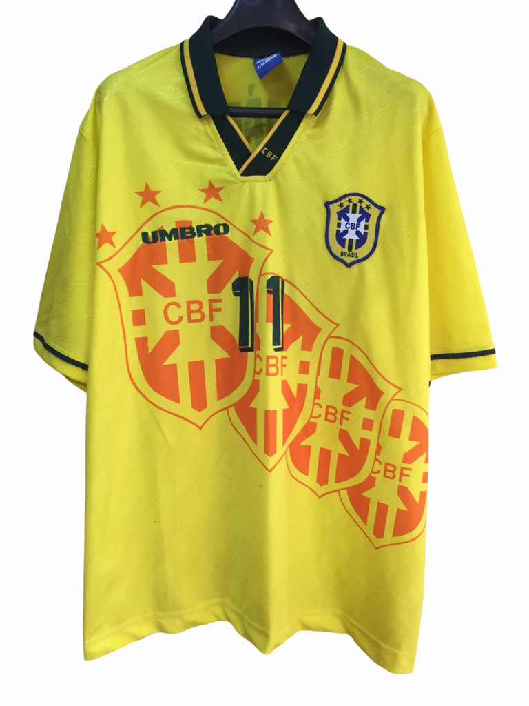 1994 Brazil Umbro Home World Cup USA Romario (M) – Proper Soccer