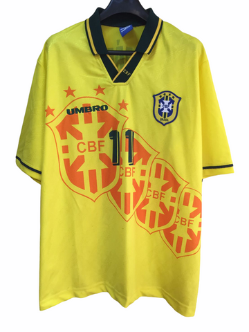 1994 Brasil Umbro Home World Cup USA Romario (L)