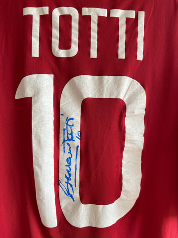 2011 AC Roma italy Wind Francesco Totti Firmado Signed (M)
