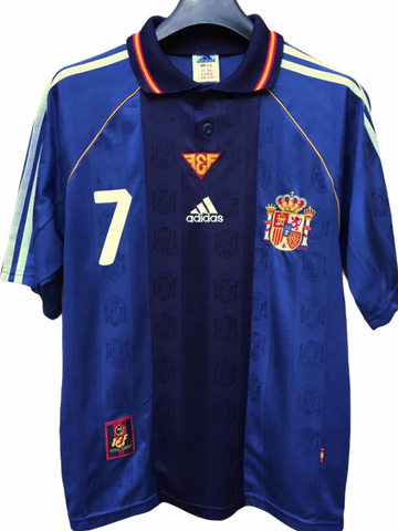 1998 Espana Spain Away World Cup Francia Morientes (S)