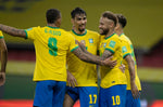 2021 Brazil Nike Qatar 2022 Qualifiers Neymar (L)