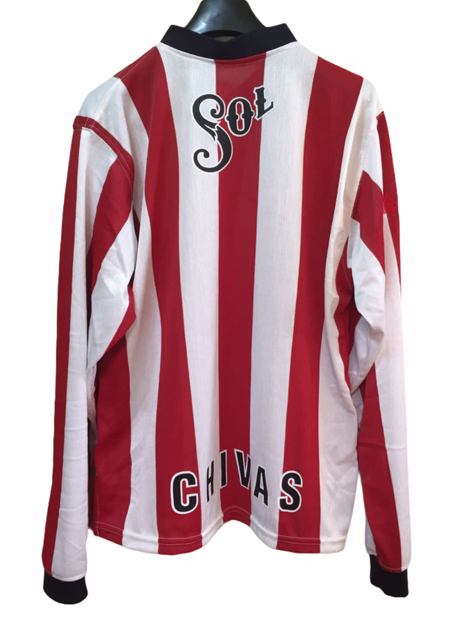 1997 Chivas Guadalajara Replica Home Long Sleeve L Proper Soccer