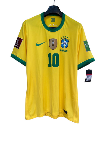 2021 Brazil Nike Qatar 2022 Qualifiers Neymar (L)