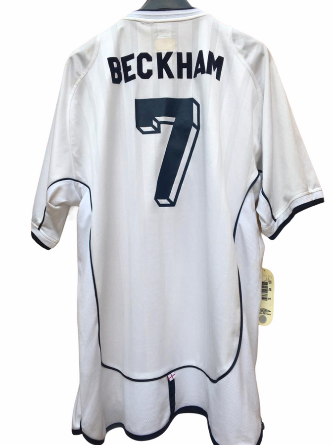 Maillot de football réversible vintage Umbro Angleterre 2002-2004 Maillot de football réversible vintage Umbro Angleterre 2002-2004