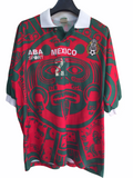 1997 Mexico Calendar Azteca Aba Sport Match Issued Red Carlos Hermosillo (XL)