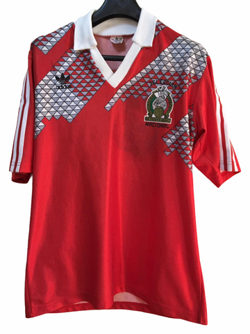 1990 Mexico Away Adidas Authentic (L)