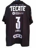 2021 Rayados Monterrey Black Match Worn Cesar Cachorro Montes (L)