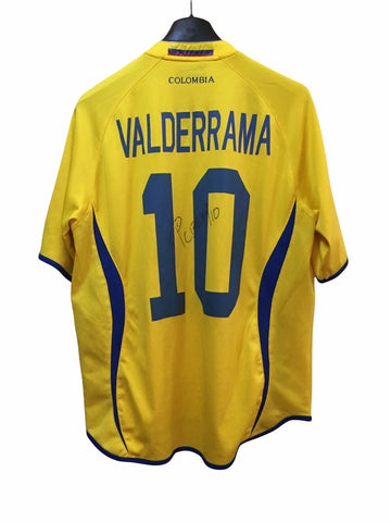 2007 Colombia Firmado Signed Carlos Pibe Valderrama (M)