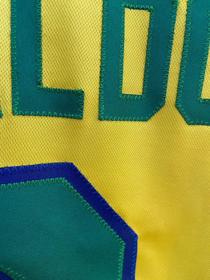 Nike Brazil 1998 World Cup Jersey L BNwT rare Ronaldo Brasíl Soccer  Deadstock