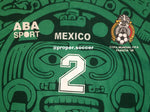 1998 Mexico Aztec Calendar Aba Sport Claudio Suarez Authentic (XL)