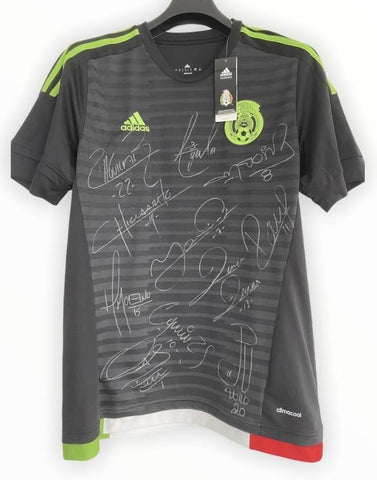 2015 Mexico Away Black Edition Firmado Signed (XL)