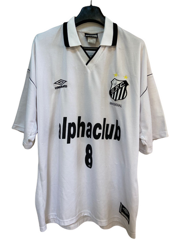 2000 Santos Home Alphaclub Epoca Umbro Edmundo (XL)
