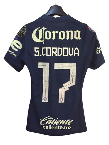 2021 Club Aguilas America Match Worn Concacaf Sebastian Cordova (S)