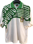 1993 Mexico Away Umbro White Green Plumas Verdes (L)