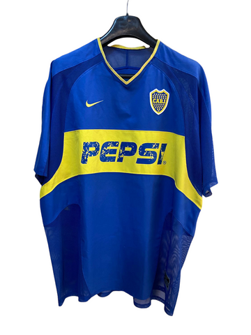 2004 Boca Juniors Argentina Nike Carlos Tevez (L)