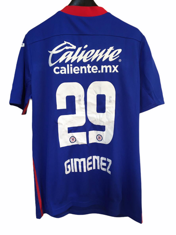 2021 Cruz Azul Mexico Match Worn Gimenez (L)