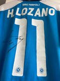 2019 2020 Napoli Match Issue Chucky Lozano Autographed Signed (S)