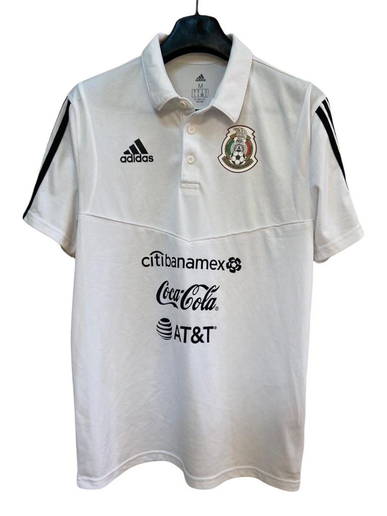2016 Mexico Adidas Travel Polo Match Issue M Proper Soccer