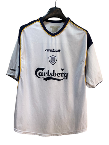 2001 2002 Liverpool England White Blanca Stevie Gerrard (L)