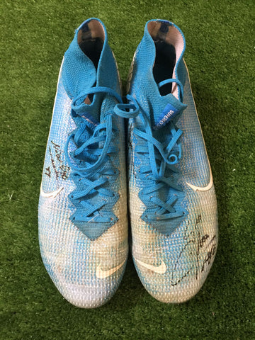 2020 Tigres Shoes Cleats Adidas Nico Diente Lopez Firmado Signed (N/A)