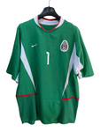 2003 2004 Mexico Home Green Verde Nike Jorge Campos (L)