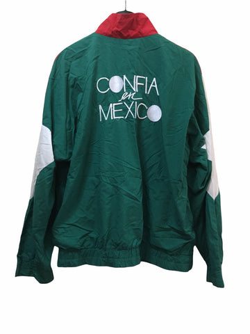 1998 Mexico Aba Sport Jacket Conjunto Match Issue Mundial Francia (L)