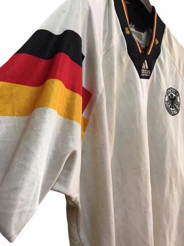1993 Germany Germany White Away Authentic Adidas (L)