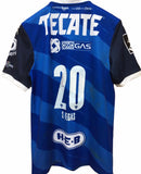 2020 Rayados Monterrey Match Worn Seba Vegas Firmado Signed (M)