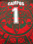 1997 Mexico Aztec Calendar Red Authentic Jorge Campos (XL)