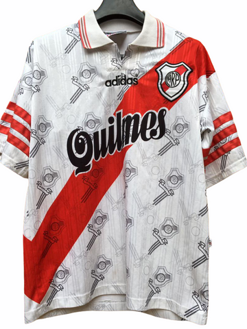 1996 River Plate Argentina Quilmes Adidas Match Issue (M)