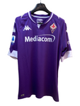 2022 Fiorentina Kappa Match Issue Purple Italia Signed Vlahovic (XL)