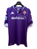 2022 Fiorentina Kappa Match Issue Purple Italia Signed Vlahovic (XL)