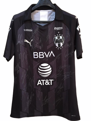 2020 Rayados Monterrey Black Match Issue Meza Firmado Signed (M)