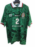 1998 Mexico Aztec Calendar Aba Sport Claudio Suarez Authentic (XL)