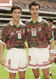 1997 Mexico Aztec Calendar Red Authentic Jorge Campos (XL)