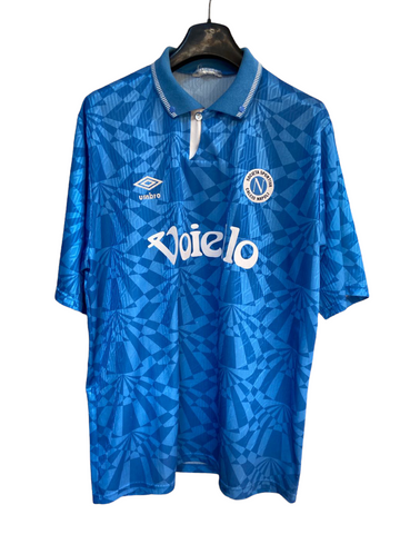 1991 Napoli Voiello Azurra Blue Umbro Authentic (L)