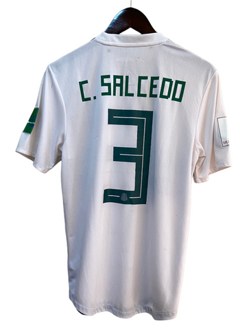 2018 Mexico Match Issue Carlos Salcedo Away (M)