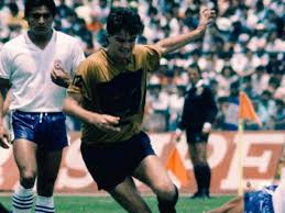 1991 Pumas UNAM Gold Home Authentic Claudio Suarez (S)