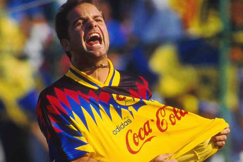 1996 Club Aguilas America Africanas Utileria Match Issue Raul Gutierrez (L)