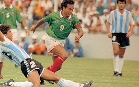 1993 Mexico Umbro Away Hugo Sanchez Authentic (M)