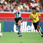 1997 Argentina Adidas Lionel Scaloni  (L)